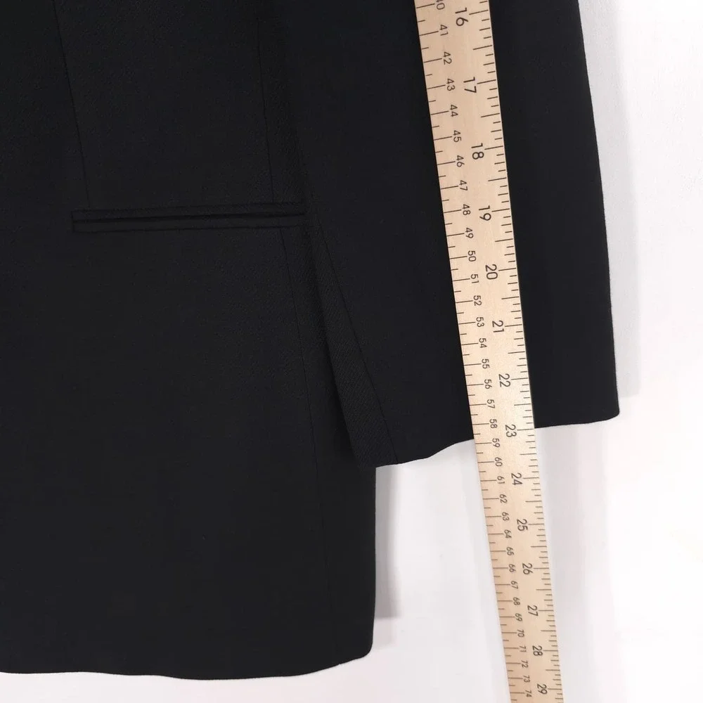 HUGO BOSS Men's Wool Blazer 44R Black Einstein Sigma‎ USA Made Tailored Classic